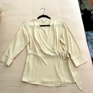 Topshop wrap blouse